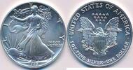 USA - Vereinigte Staaten v. Amerika $ 1 Dollar American Silver Eagle -