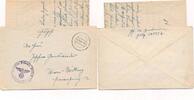 Deutschland Drittes Reich II. Weltkrieg , Militaria Brief, Briefumschlag, Feldpost -