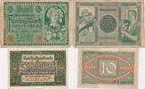 Deutsches Reich Deutschland 10, 20 mark Banknoten, Lot, 2 Stück -