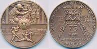 Deutschland BRD Medaille, Bergbau 75 Jahre Meerbecker SV, Moers 1913-1988 -