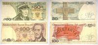 Polen 50,100 Zlotych Banknoten 2 Stück Lot -