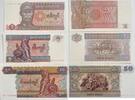 Myanmar(Burma) 1,5,50 Kyats Banknoten 3 Stück Lot -