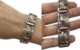 Silberschmuck vintage 900er Silber Armband Silberarmband Handarbeit -