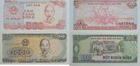 Vietnam 500,1000 Dong Banknote -