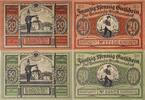 Deutschland, Deutsches Reich 20,50 Pfennig Notgeld, Notgeldschein, Notgeld Großkamsdorf, Thüringen Seriennotgeld, 2 Scheine -
