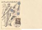 Deutschland Drittes Reich, Deutsches Reich AK Postkarte Ganzsache Im Kampf um die Freiheit Berlin Charlottenburg, Tag der Briefmarke 1941 -