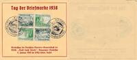 Deutschland Drittes Reich, Deutsches Reich Postkarte Tag der Briefmarke, Kassel -