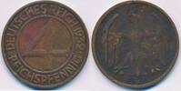 Deutsches Reich Deutschland Weimarer Republik 4 Reichspfennig -