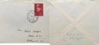 Deutschland, Drittes Reich Briefumschlag mit Briefmarke Stempel: Berlin, DIE EINHEITSFRONT EUROPAS GEGEN DEN BOLSCHEWISMUS -