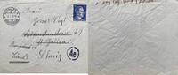 Deutschland, Drittes Reich Briefumschlag mit Briefmarke Stempel: St.Gallen, Briefversand, Kolmar -