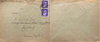 Deutschland, Drittes Reich Briefumschlag mit Briefmarke Stempel: Bielefeld -