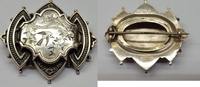 Antike Silber Brosche Silberbrosche G.L&Co -