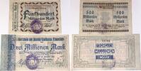 Deutschland Deutsches Reich 500 Milliarden und 3 Millionen Mark Notgeldschein Notgeld Traunstein Bayern 2 Scheine -