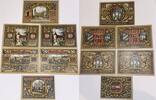 Deutschland Deutsches Reich 25, 4x 50 Pfennig 1 Mark Notgeldschein Notgeld Trostberg Bayern 6 Scheine -
