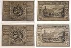 Deutschland Deutsches Reich 2x 50 Pfennig Notgeldschein Notgeld Wasserburg Bayern 2 Scheine -