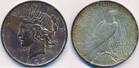 USA - Vereinigte Staaten v. Amerika $ 1 Dollar Peace Dollar, Silbermünze -