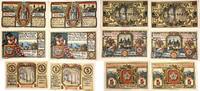 Deutschland Deutsches Reich 2x 5, 2x 25, 2x 50 Pfennig Notgeldschein Notgeld Rosenheim Bayern 6 Scheine -