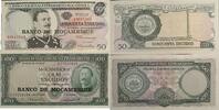 Mozambique 50, 100 Meticais Banknote -