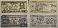Mozambique 100, 500 Meticais Banknote -