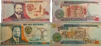 Mozambique 5000, 10000 Meticais Banknote -