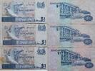 Singapur 3* 1 Dollar Banknote -