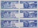 Singapur 3* 1 Dollar Banknote 3 Stück -