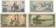 Nordkorea 5,50 Won Banknoten 2 Stück Lot, Demokratische Volksrepublic Korea -