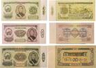 Mongolei 20,25,50 Tugrik Banknoten 3 Stück Lot -