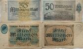Deutschland Deutsches Reich 5 Mio., 50 Mio. Mark Notgeld August Thyssen-Hütte Bew. Hamborn-Rhein -