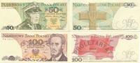 Polen 50 und 100 Zloty 2x Geldschein -