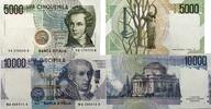 Italien 5000, 10000 Lire -