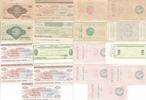 Italien 100 , 150 Lire 9x Banknoten Lot, Banco di Sicilia, Banche Popolari Italiane -