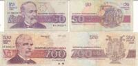 Bulgarien 50, 200 Leva 2x Banknoten Lot -