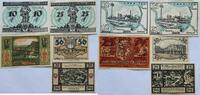Deutschland Deutsches Reich 10, 3* 25, 50 Pfennig Notgeld Herne, Höxter, Hess. Oldendorf Niedersachsen, Hirschberg 5 Stück -