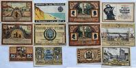 Deutschland Deutsches Reich 20, 2*25, 2*50 Pfennig, 2 Mark Notgeld Ilmenau Thüringen, Ilsenburg, Kampen, Kappeln 6 Stück -