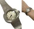 Silberuhr Damenuhr vintage Mechanische Armbanduhr Uhr Geneve 835 er Silber Handaufzug -