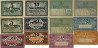 5,5,10,20,20,50 Pfennig 1918-1920 Deutschland, Deutsches Reich 6 x Notgeldschein, Stadt Cottbus, Brandenburg I-,III-,I-,I,I,I