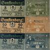 5,20,50 Pfennig 1920 Deutschland, Deutsches Reich 3 x Notgeldschein, Senftenberg, Brandenburg I-