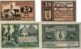 Deutschland, Deutsches Reich 25,50 Pfennig 2 x Notgeldschein, Stadt Kloster Zinna -