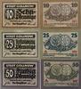 Deutschland, Deutsches Reich 10,25,50 Pfennig 3 x Notgeldschein, Stadt Gollnow in Pommern -