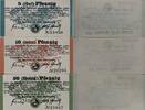 Deutschland, Deutsches Reich 5,10,50 Pfennig 3 x Notgeldschein, Stadt Johannesburg, Ostpreußen -
