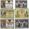 Deutschland, Deutsches Reich 10,25,50 Pfennig 3 x Notgeldschein, Stadt Bismark, Sachsen -