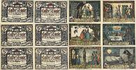 Deutschland, Deutsches Reich 6 x 50 Pfennig 6 x Notgeldschein, Stadt Calbe, Sachsen-Anhalt -