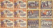 Deutschland, Deutsches Reich 6 x 50 Pfennig 6 x Notgeldschein, Stadt Dessau, Sachsen-Anhalt -