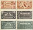Deutschland, Deutsches Reich 25,50,50 Pfennig 3 x Notgeldschein, Stadt Hoym i. Anhalt -
