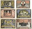 Deutschland, Deutsches Reich 5,10,20,25 Pfennig 4 x Notgeldschein, Stadt Merseburg -
