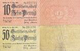 Deutschland, Deutsches Reich 10,50 Pfennig 2 x Notgeldschein, Stadt Merseburg -