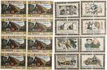 8 x 50 Pfennig o.D. Deutschland, Deutsches Reich 8 x Notgeldschein, Notgeld Wiedensahl, Max und Moritz I bis II-