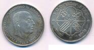 Spanien 100 Pesetas Silbermünze, Francisco Franco (1966-1970) -