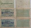 Deutschland, Deutsches Reich 500000, 2* 5 Millionen Mark Grossnotgeld, Ludwigshafen am Rhein, Rheinland-Pfalz, 3 Stück lot, Serie A und C -